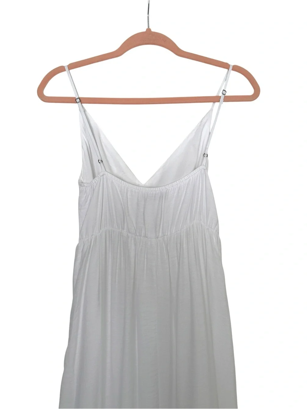 Abercrombie & Fitch White Cutout Maxi Dress